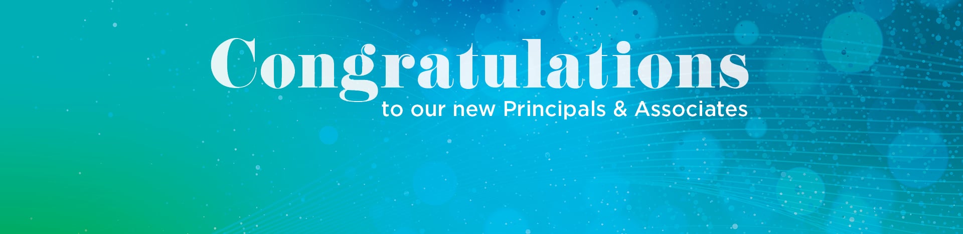 Introducing our 2024 Principals & Associates