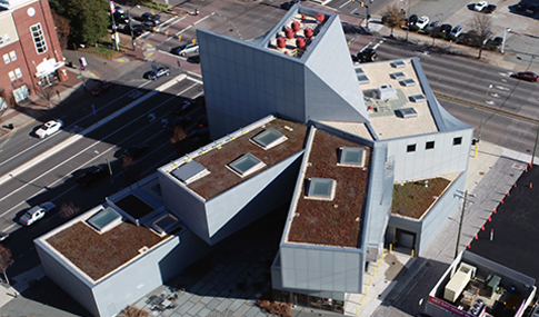  Rooftop view of VCU ICA in Richmond, Virginia.