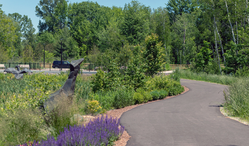 New walking and biking path featuring local public art at South Burlington’s Downtown