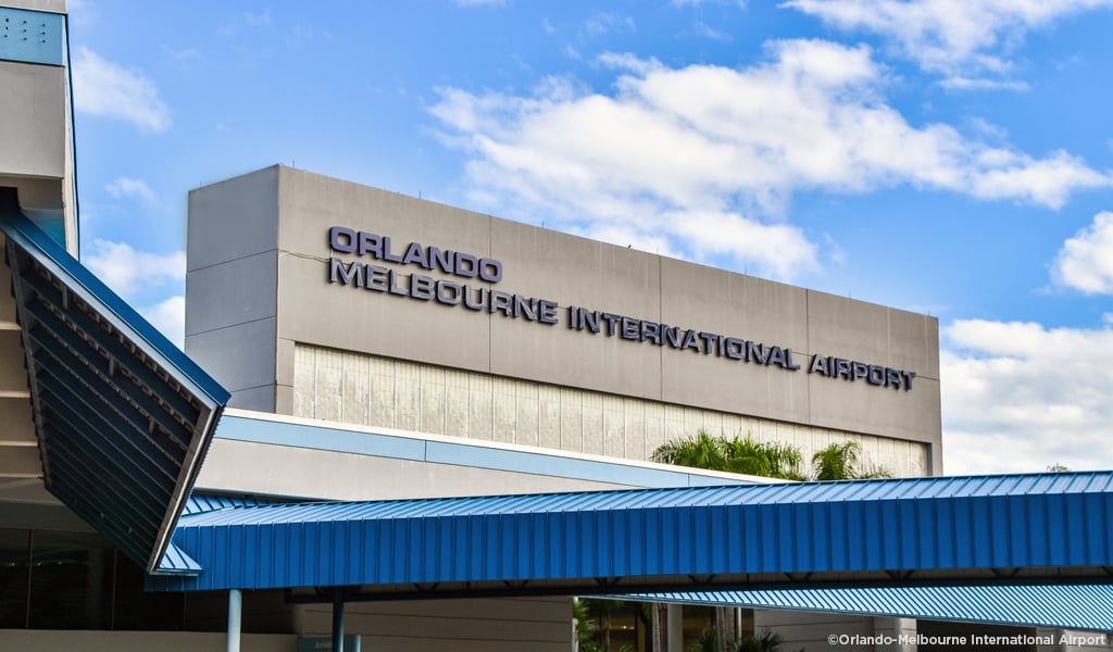 Orlando-Melbourne International Airport’s main terminal building