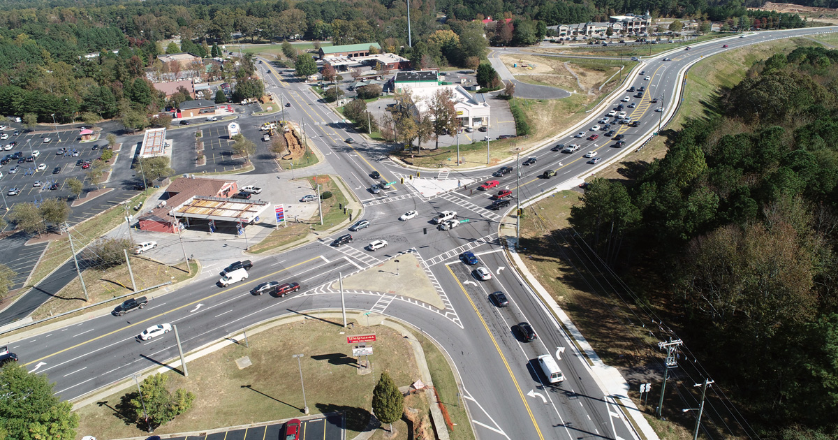 views of dairen 大連 Pasco Diverging Diamond Interchange at I-75, SR 56 now open