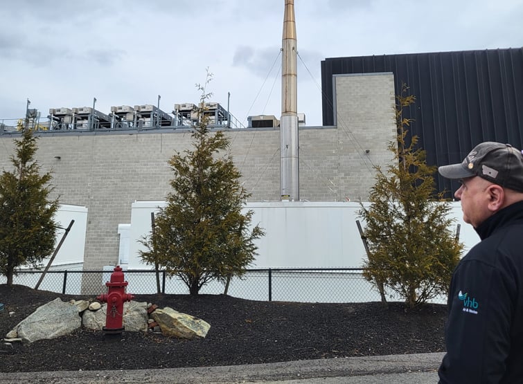 VHB employee conducts source permitting at a combustion stationary source.