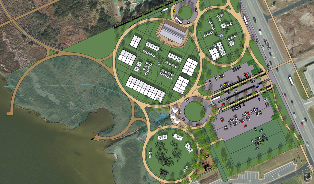 The Soundside Event Site master plan.