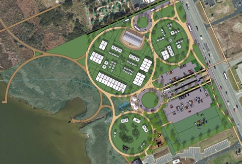 The Soundside Event Site master plan.