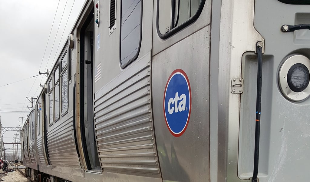 A CTA train.