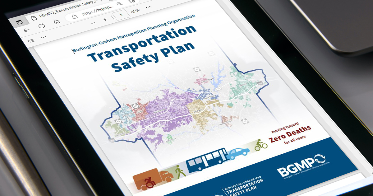 Burlington Graham Transportation Safety Plan | Transportation Planning ...
