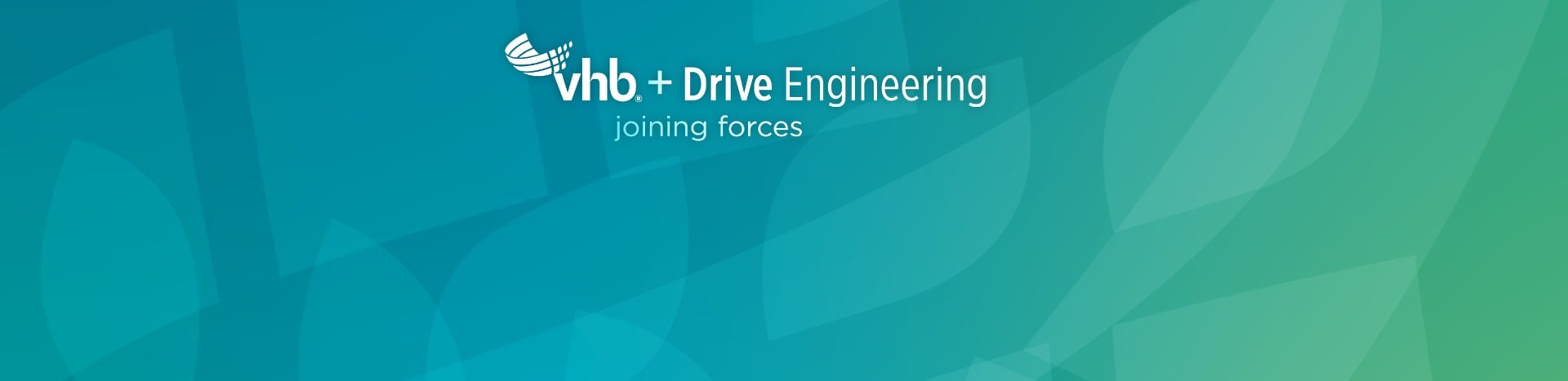 Watermark of VHB and Drive Engineering joining forces.