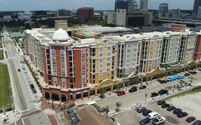 Watch aerial footage of City View, an affordable housing community in Orlando, Florida. 