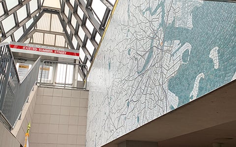 VHB Celebrates Art Installation by WTS in Boston's South Station.