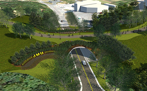 VHB helps improve campus connectivity with a land bridge at JMU.