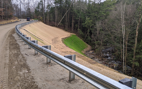 VHB Won a Prestigious Grand Award from ACEC of Vermont for the Duxbury Crossett Hill Road Project