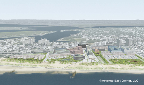 Birds-eye view of the entire Arverne East development that will transform the Rockaways neighborhood 