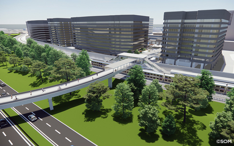 CC2DCA Pedestrian Bridge Moves to 30 Percent Design