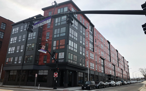 Commercial building in Providence, Rhode Island.