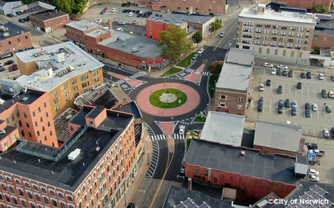 Franklin Square Roundabout Wins Achievement in Civil Engineering Award