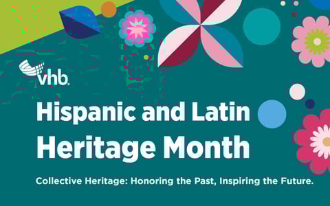 Hispanic and Latin Heritage Month with bright floral graphics.