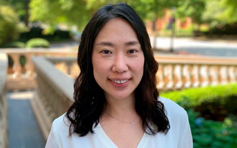 Jenny Wang smiles at the camera.