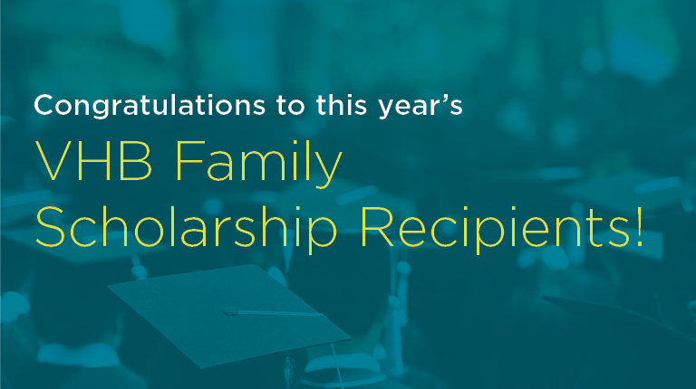 2022 VHB Family Scholarship winners