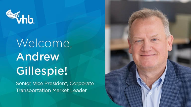 Andy Gillespie smiling at the camera.