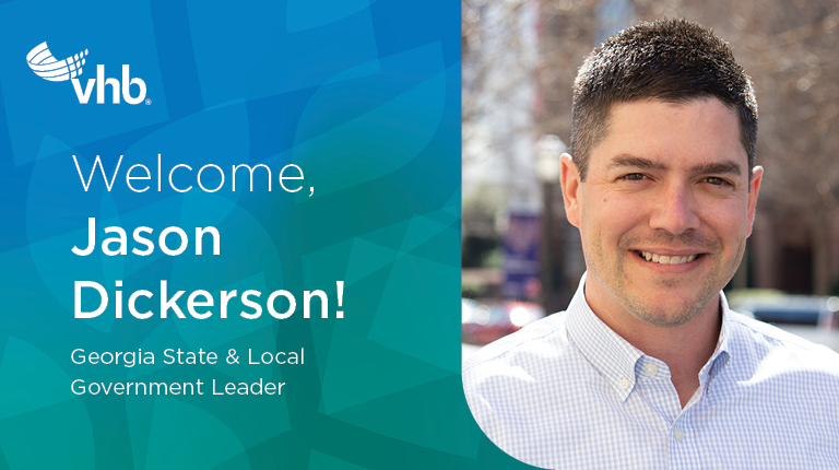 VHB Welcomes Jason Dickerson as Georgia State & Local Government Leader