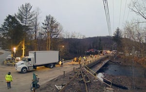 Watch the time lapse video to see the bridge replacement in motion