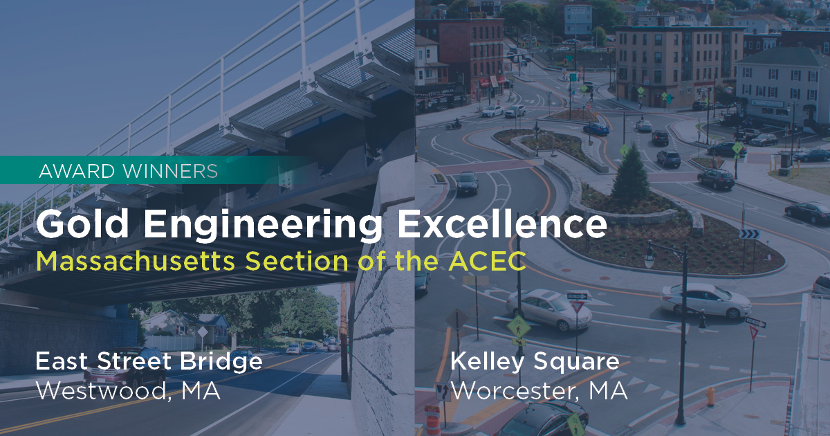 News VHB Wins Two Gold Engineering Excellence Awards VHB