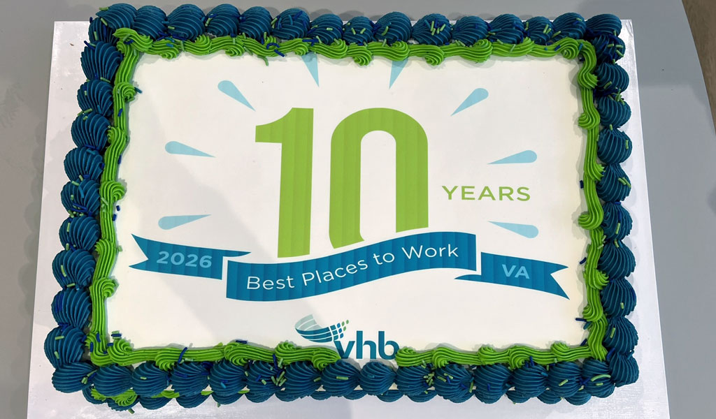 10 years celebration cake.