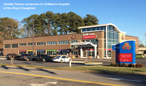 Exterior view of the Children’s Hospital of King’s Daughters Medical Center. 