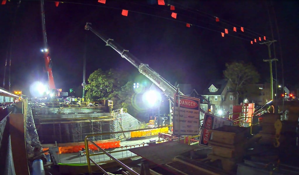 Video slate of Elmwood Ave.