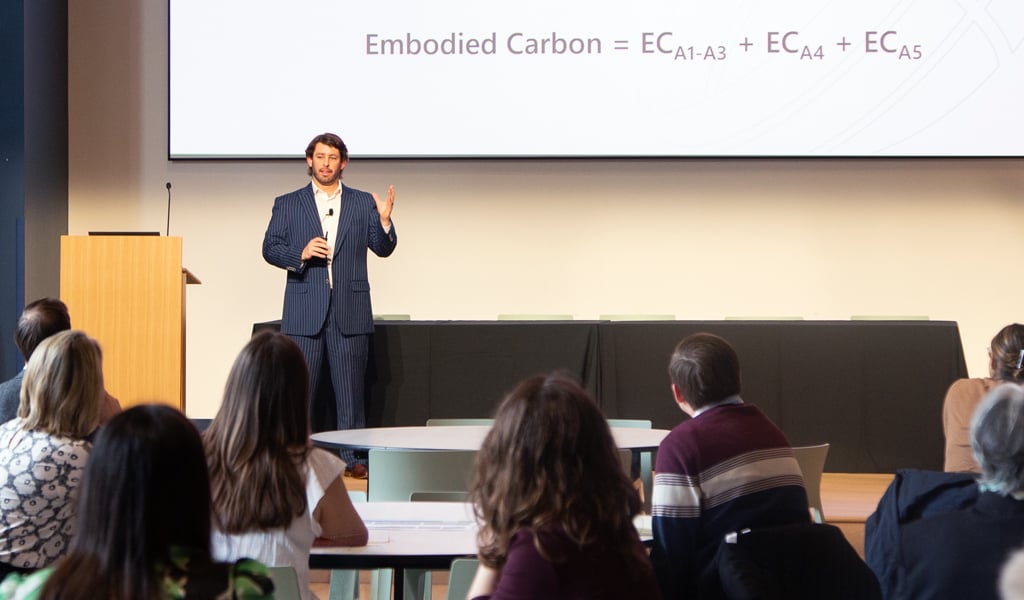Ken Donald hosting the Embodied Carbon 101 Workshop.