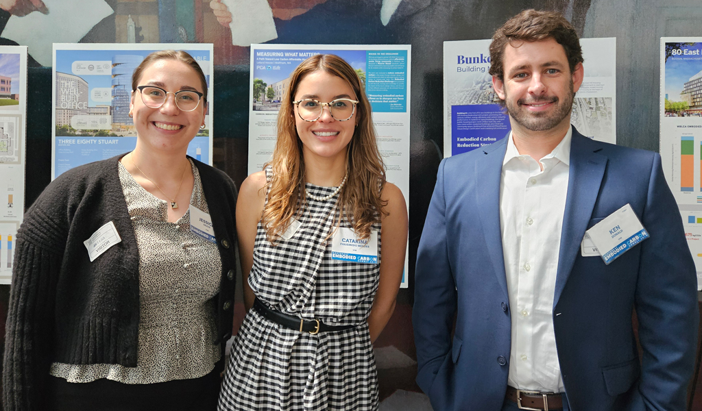 Ken and fellow VHBers Jess DeJoie and Catarina Mendes attended the 2024 Northeast Embodied Carbon Summit.