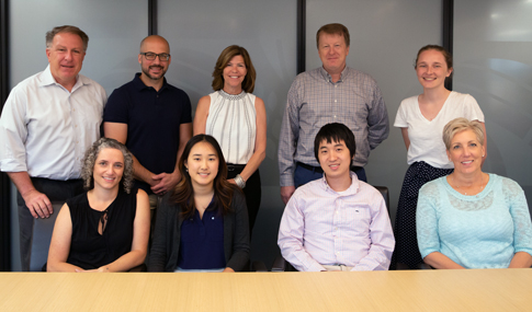 The group of team members pose for a photo with CREST intern, Lily Liu