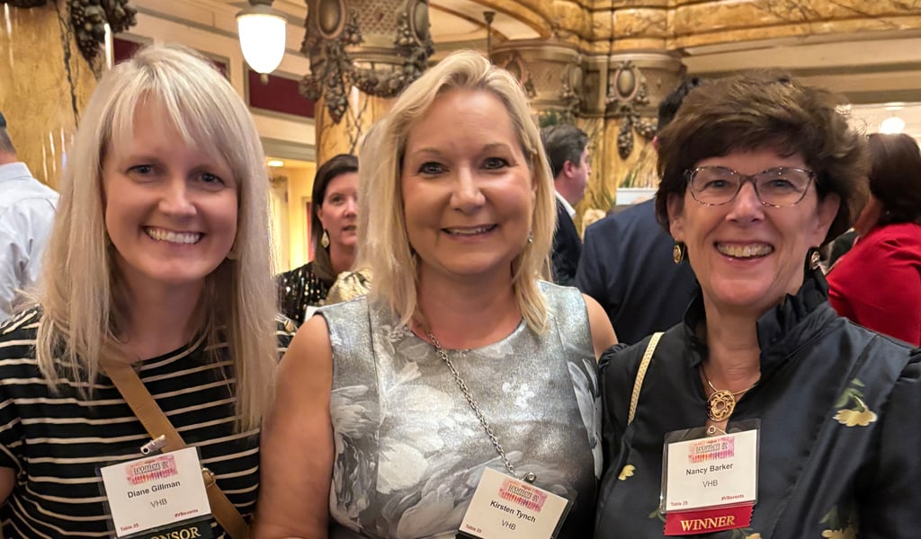Diane Gillman, Kirsten Tynch, and Nancy Barker smile at the camera.