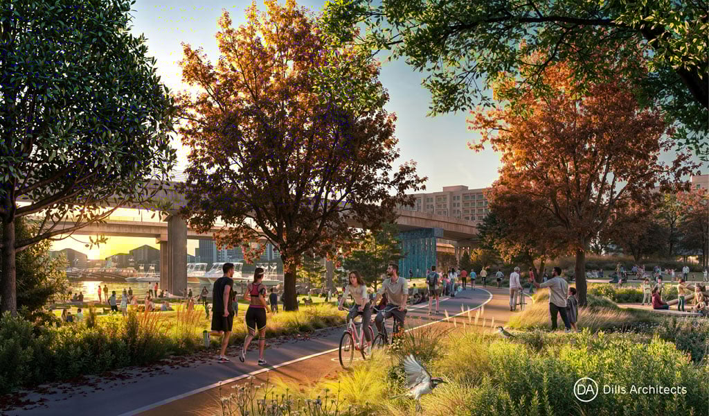 Rudee Park Master Plan Shared Use Path Pedestrian Cycling Virginia Beach.