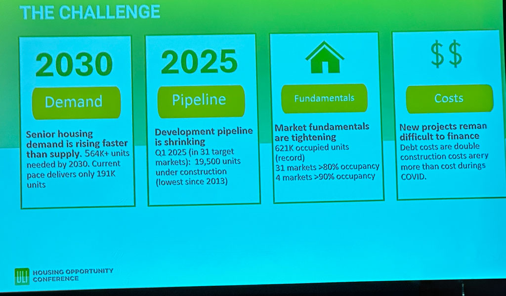 Residents gather under a timber pavilion beside a landscaped patio at a nursing and rehabilitation center.