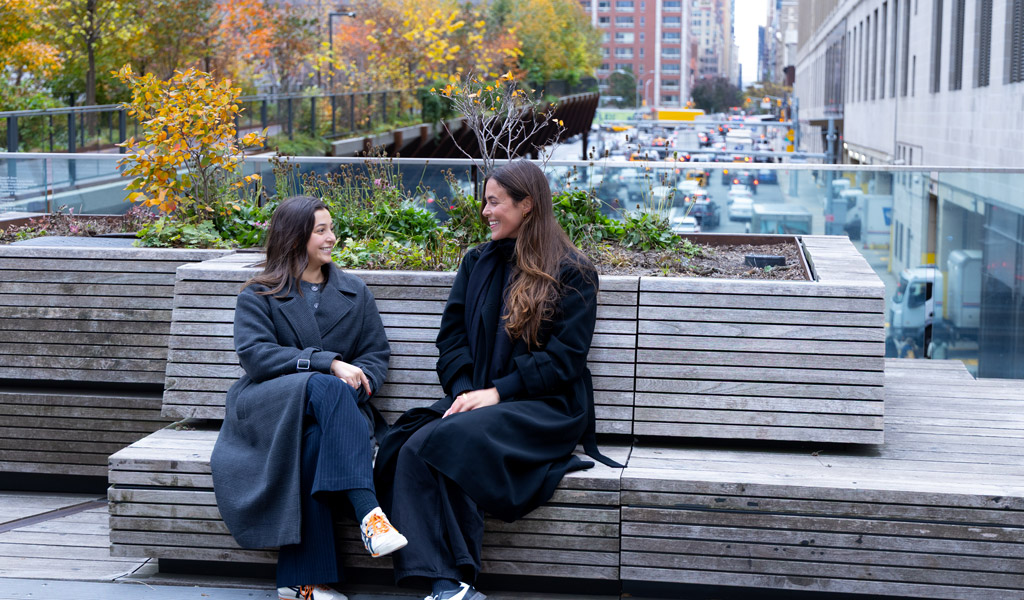 Lindsey Cassone on the High Line in Manhattan.
