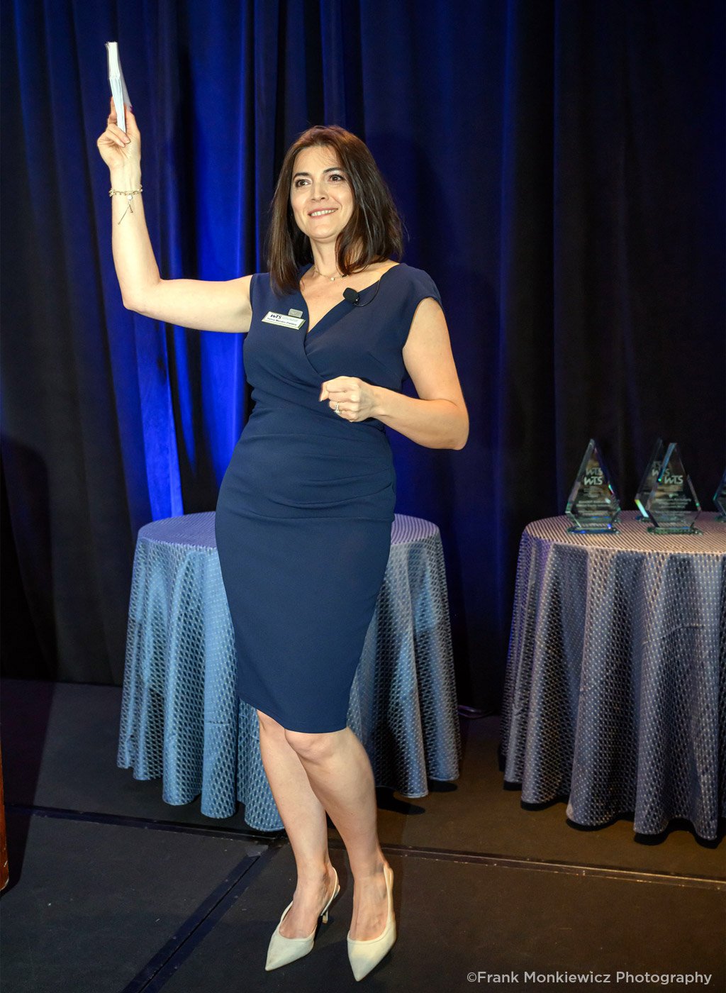 Selma handing out WTS-Boston awards
