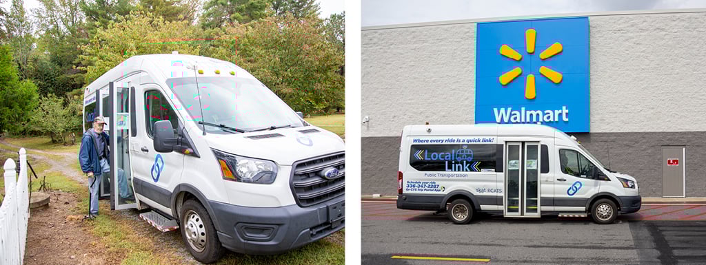 MEE NC rider John uses this service to visit his wife in an assisted living center, and to stay connected to essential destinations.