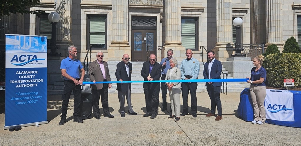 Members of the Alamance County Transportation Authority celebrated the arrival of microtransit in their community with a ribbon-cutting ceremony.