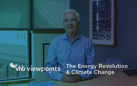 Hear more on the energy revolution & climate change from VHB President & CEO Mike Carragher in this video.