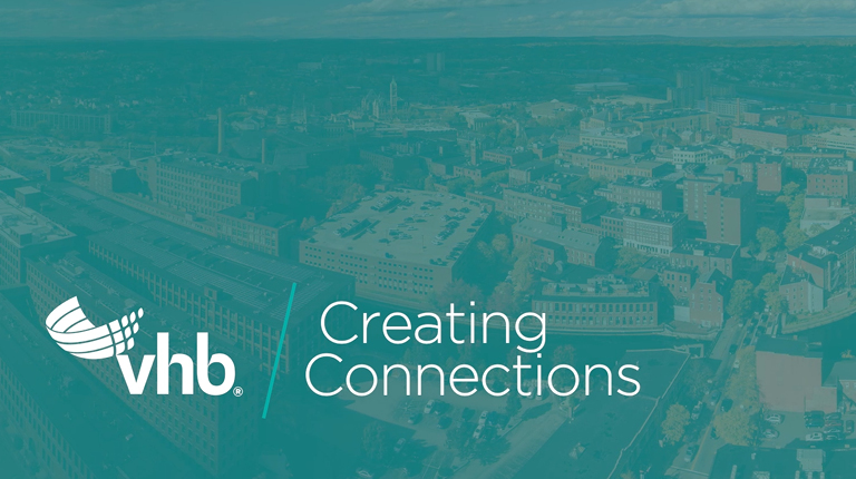Arial Image with the words Creating Connections