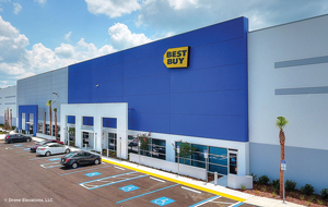 Best Buy distribution center in Florida. Image courtesy of Drone Elevations, LLC.