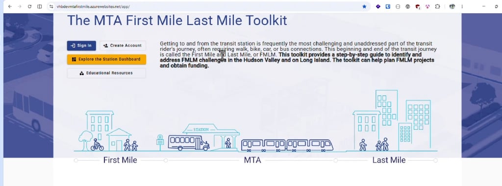 Video Slate depicting the First Mile Last Mile toolkit.